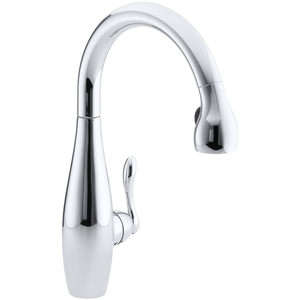 K692-CP Clairette Pull-Out Spray Kitchen Faucet - Polished Chrome K692-CP Clairette Pull-Out Spray Kitchen Faucet - Polished Chrome