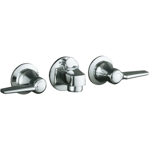 K8040-4A-CP Triton Shelf Back Wall Mount Bathroom Faucet Bathroom Faucet - Polished Chrome K8040-4A-CP Triton Shelf Back Wall Mount Bathroom Faucet Bathroom Faucet - Polished Chrome