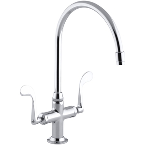 K8762-CP Essex Two-Handle Kitchen Faucet - Polished Chrome K8762-CP Essex Two-Handle Kitchen Faucet - Polished Chrome