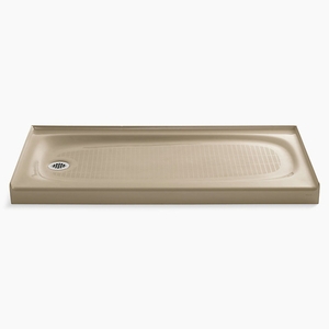 K9053-33 Salient Single Threshold 48'' and Larger Shower Base - Mexican Sand K9053-33 Salient Single Threshold 48'' and Larger Shower Base - Mexican Sand