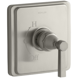 KT13135-4A-BN Pinstripe Pure Non-Thermostatic Valve Trim Trim Kit - Vibrant Brushed Nickel KT13135-4A-BN Pinstripe Pure Non-Thermostatic Valve Trim Trim Kit - Vibrant Brushed Nickel