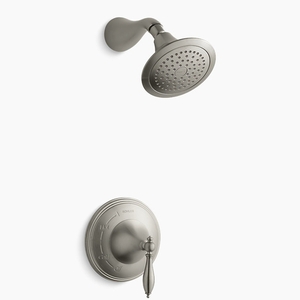KT313-4M-BN Finial Traditional Shower Faucet Trim Trim Kit - Vibrant Brushed Nickel KT313-4M-BN Finial Traditional Shower Faucet Trim Trim Kit - Vibrant Brushed Nickel