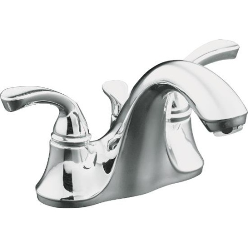 K10270-4-CP Forte Sculpted 4'' Centerset Bathroom Faucet - Polished Chrome K10270-4-CP Forte Sculpted 4'' Centerset Bathroom Faucet - Polished Chrome