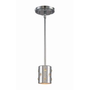KP032077 Bling Bling Drum Pendant Pendant Light - Chrome KP032077 Bling Bling Drum Pendant Pendant Light - Chrome