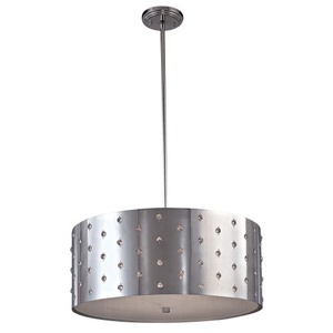KP034077 Bling Bling Drum Pendant Pendant Light - Chrome KP034077 Bling Bling Drum Pendant Pendant Light - Chrome