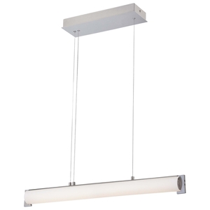 KP1151084L Tube Linear Pendant Pendant Light - Brushed Nickel KP1151084L Tube Linear Pendant Pendant Light - Brushed Nickel