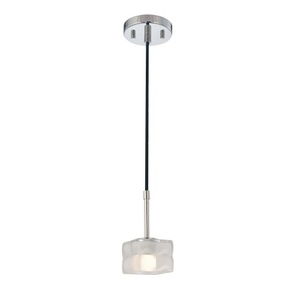 KP1451613 Squared Mini-Pendant Pendant Light - Polished Nickel KP1451613 Squared Mini-Pendant Pendant Light - Polished Nickel