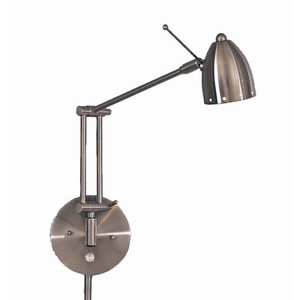 KP254084 Reading Room Swing Arm Lamp - Brushed Nickel KP254084 Reading Room Swing Arm Lamp - Brushed Nickel