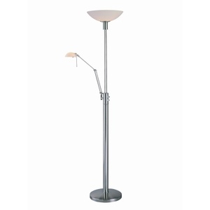 KP257084 Reading Room Floor Lamp - Brushed Nickel KP257084 Reading Room Floor Lamp - Brushed Nickel