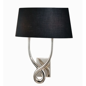 KP29400634 Scroll 1 Bulb Wall Sconce - Silver Plated KP29400634 Scroll 1 Bulb Wall Sconce - Silver Plated