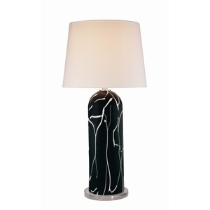 KP331084 Kovacs Chic Table Lamp - Brushed Nickel KP331084 Kovacs Chic Table Lamp - Brushed Nickel