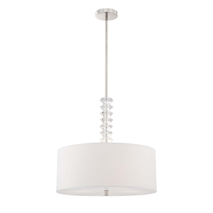 KP399613 Drum Pendant Pendant Light - Polished Nickel KP399613 Drum Pendant Pendant Light - Polished Nickel