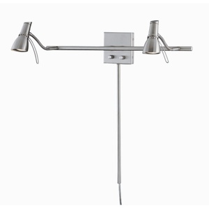 KP4440084 Reading Room Multi Bulb Wall Sconce - Brushed Nickel KP4440084 Reading Room Multi Bulb Wall Sconce - Brushed Nickel