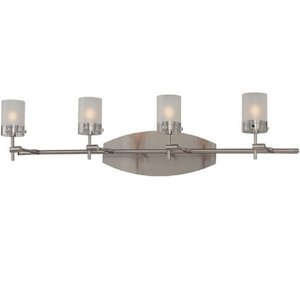 KP5014084 Bath Art 4 or More Bulb Bathroom Lighting - Brushed Nickel KP5014084 Bath Art 4 or More Bulb Bathroom Lighting - Brushed Nickel