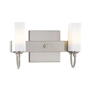 KP5022084 Bath Art 2 Bulb Bathroom Lighting - Brushed Nickel KP5022084 Bath Art 2 Bulb Bathroom Lighting - Brushed Nickel