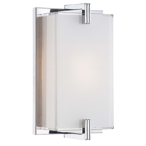 KP5210077 Cubism 1 Bulb Wall Sconce - Chrome KP5210077 Cubism 1 Bulb Wall Sconce - Chrome