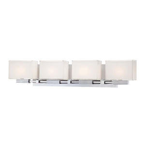 KP5214077 Cubism 4 or More Bulb Bathroom Lighting - Chrome KP5214077 Cubism 4 or More Bulb Bathroom Lighting - Chrome