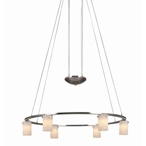 KP8025084 Counter Weights Mid Sized Chandelier Chandelier - Brushed Nickel KP8025084 Counter Weights Mid Sized Chandelier Chandelier - Brushed Nickel