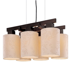 KP8086615 Kimono Multi Light Pendant Light - Antique Dorian Bronze KP8086615 Kimono Multi Light Pendant Light - Antique Dorian Bronze
