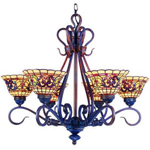 E366VA Buckingham Mid Sized Chandelier Chandelier - Vintage Antique E366VA Buckingham Mid Sized Chandelier Chandelier - Vintage Antique