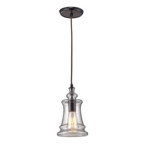 E600421 Menlow Park Mini-Pendant Pendant Light - Oiled Bronze E600421 Menlow Park Mini-Pendant Pendant Light - Oiled Bronze