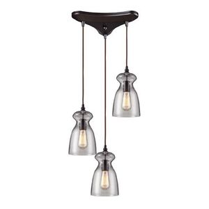 E600433 Menlow Park Multi Light Pendant Light - Oiled Bronze E600433 Menlow Park Multi Light Pendant Light - Oiled Bronze