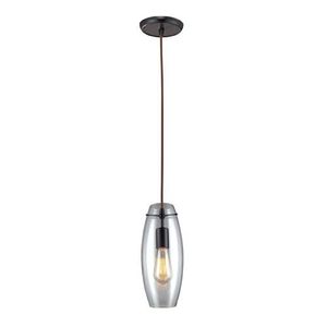 E600441 Menlow Park Mini-Pendant Pendant Light - Oiled Bronze E600441 Menlow Park Mini-Pendant Pendant Light - Oiled Bronze