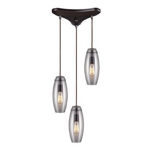 E600443 Menlow Park Multi Light Pendant Light - Oiled Bronze E600443 Menlow Park Multi Light Pendant Light - Oiled Bronze
