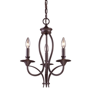E610313 Medford Mini Chandelier - Oiled Bronze E610313 Medford Mini Chandelier - Oiled Bronze