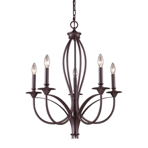 E610325 Medford Mid Sized Chandelier Chandelier - Oiled Bronze E610325 Medford Mid Sized Chandelier Chandelier - Oiled Bronze