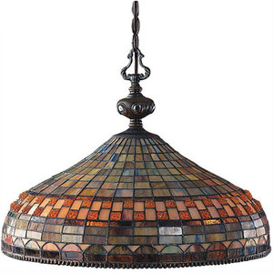 E611CB Jewelstone Down Light Pendant Light - Classic Bronze E611CB Jewelstone Down Light Pendant Light - Classic Bronze