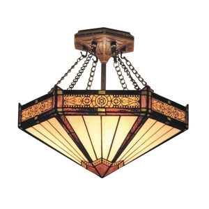 E621AB Filigree Semi Flush Mount Ceiling Light - Aged Bronze E621AB Filigree Semi Flush Mount Ceiling Light - Aged Bronze