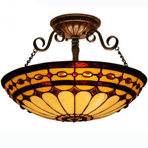 E641BC Diamond Ring Semi Flush Mount Ceiling Light - Burnished Copper E641BC Diamond Ring Semi Flush Mount Ceiling Light - Burnished Copper