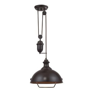 E650711 Farmhouse Down Light Pendant Light - Oiled Bronze E650711 Farmhouse Down Light Pendant Light - Oiled Bronze