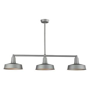 E651263 Walden Linear Pendant Pendant Light - Aged Pewter E651263 Walden Linear Pendant Pendant Light - Aged Pewter