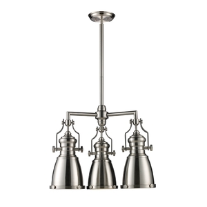 E661203 Chadwick Mini Chandelier - Satin Nickel E661203 Chadwick Mini Chandelier - Satin Nickel