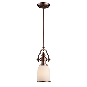 E661421 Mini-Pendant Pendant Light - Antique Copper / White E661421 Mini-Pendant Pendant Light - Antique Copper / White