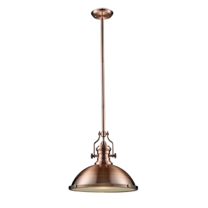 E661481 Chadwick Down Light Pendant Light - Antique Copper E661481 Chadwick Down Light Pendant Light - Antique Copper