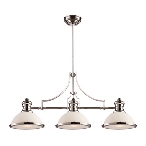 E662153 Linear Pendant Pendant Light - Polished Nickel E662153 Linear Pendant Pendant Light - Polished Nickel