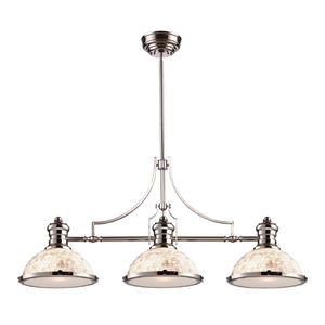 E664153 Chadwick Linear Pendant Pendant Light - Polished Nickel / Cappa E664153 Chadwick Linear Pendant Pendant Light - Polished Nickel / Cappa