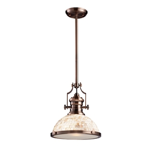 E664431 Chadwick Down Light Pendant Light - Antique Copper / Cappa E664431 Chadwick Down Light Pendant Light - Antique Copper / Cappa