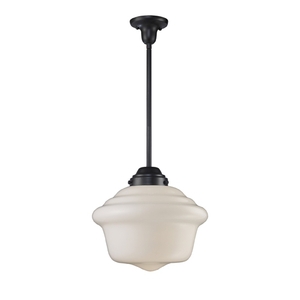 E690501 Schoolhouse Down Light Pendant Light - Oiled Bronze E690501 Schoolhouse Down Light Pendant Light - Oiled Bronze