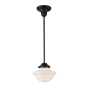 E690521 Schoolhouse Mini-Pendant Pendant Light - Oiled Bronze E690521 Schoolhouse Mini-Pendant Pendant Light - Oiled Bronze