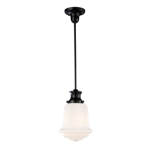 E690531 Schoolhouse Mini-Pendant Pendant Light - Oiled Bronze E690531 Schoolhouse Mini-Pendant Pendant Light - Oiled Bronze