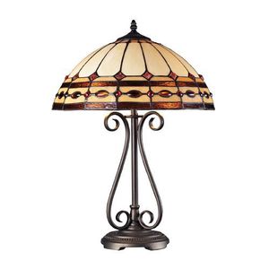 E701652 Diamond Ring Table Lamp - Burnished Copper E701652 Diamond Ring Table Lamp - Burnished Copper
