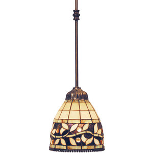 E716TB English Ivory Mini-Pendant Pendant Light - Bronze E716TB English Ivory Mini-Pendant Pendant Light - Bronze