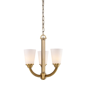 E730073 Winthrop Mini Chandelier - Brushed Antique Brass E730073 Winthrop Mini Chandelier - Brushed Antique Brass