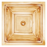 Self-Rimming Bathroom Sink 16'' x 16'' x 6 Self-Rimming Bathroom Sink 16'' x 16'' x 6