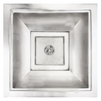 Self-Rimming Bathroom Sink 16'' x 16'' x 6 Self-Rimming Bathroom Sink 16'' x 16'' x 6