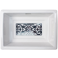 Self-Rimming Bathroom Sink 20-1/2 x 14-1/4 x 7-1/2 Self-Rimming Bathroom Sink 20-1/2 x 14-1/4 x 7-1/2